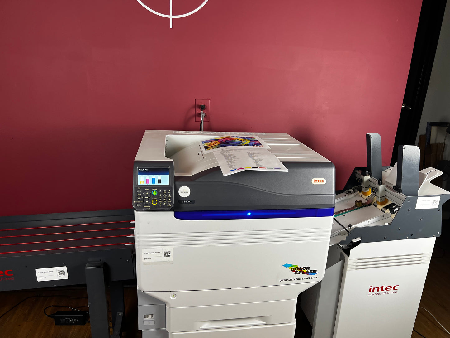 Low Meter 100k Intec CS4000 Envelope Printer