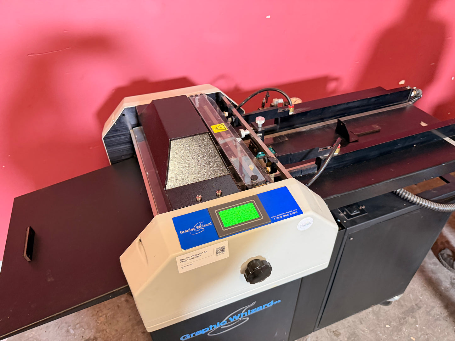 Used Graphic Whizard CreaseMaster Plus professional creasing machine with paper tray – AA&D PressExchange