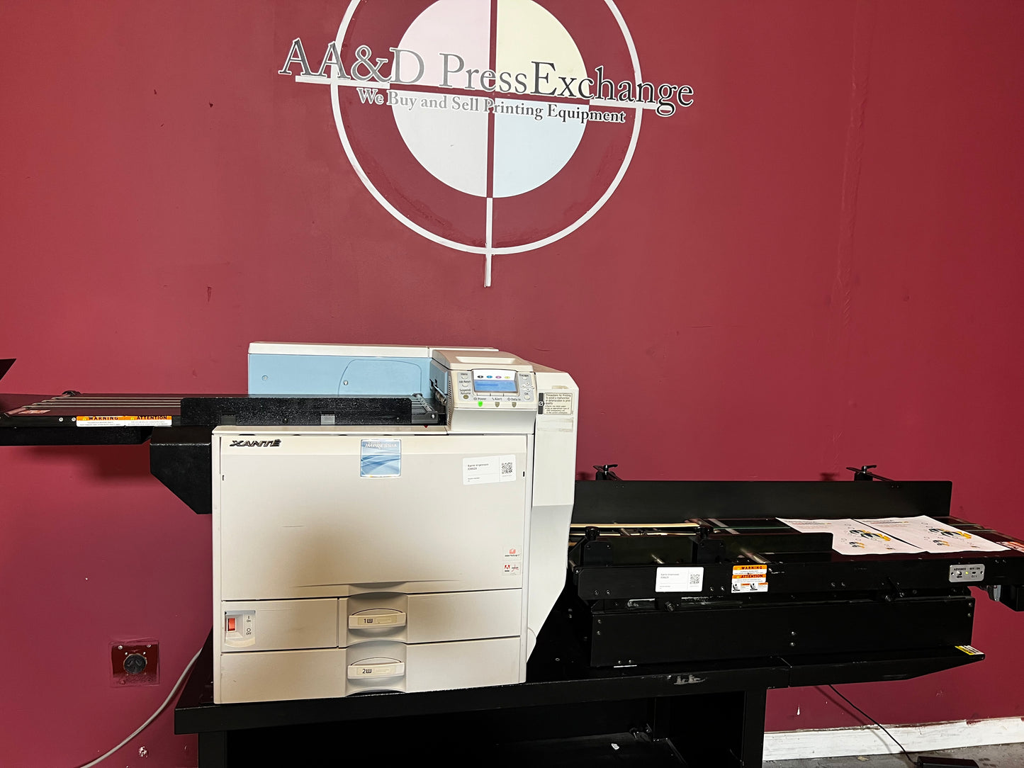Used Xante Impressia High Speed Digital Envelope Printer available at AA&D PressExchange