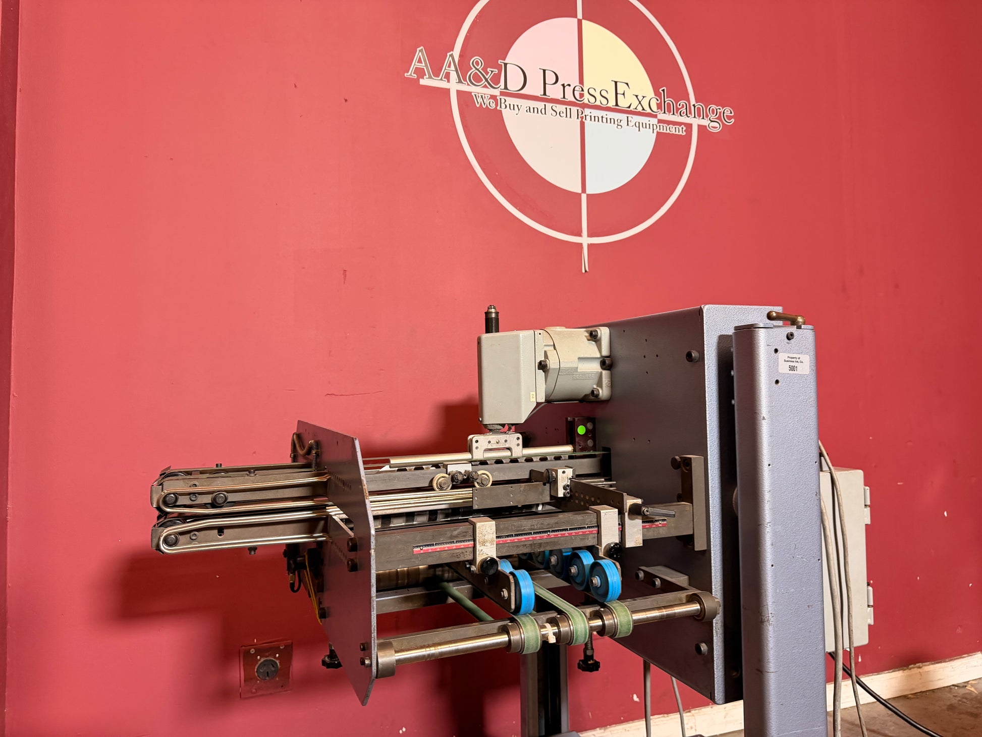 Used Heidelberg Stahlfolder VFZ 52.2 heavy duty folding unit for thick product finishing