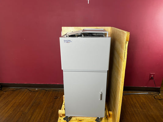 Used Duplo CC-330 Card Cutter by AA&D PressExchange compact business card cutting machine