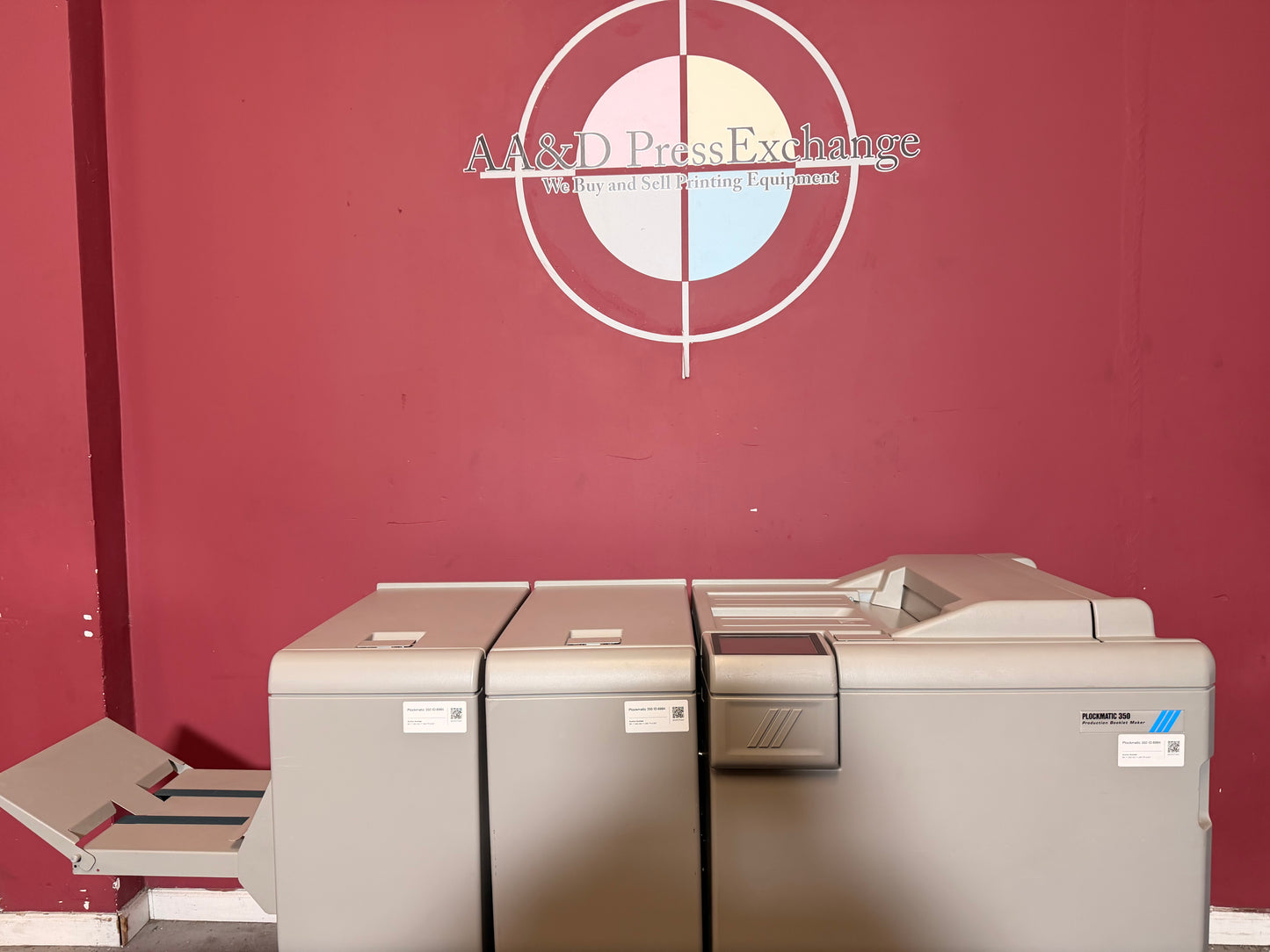 12k Meter Warranty! Plockmatic 350 Stitch/Fold/Square Back/Trim !Video!