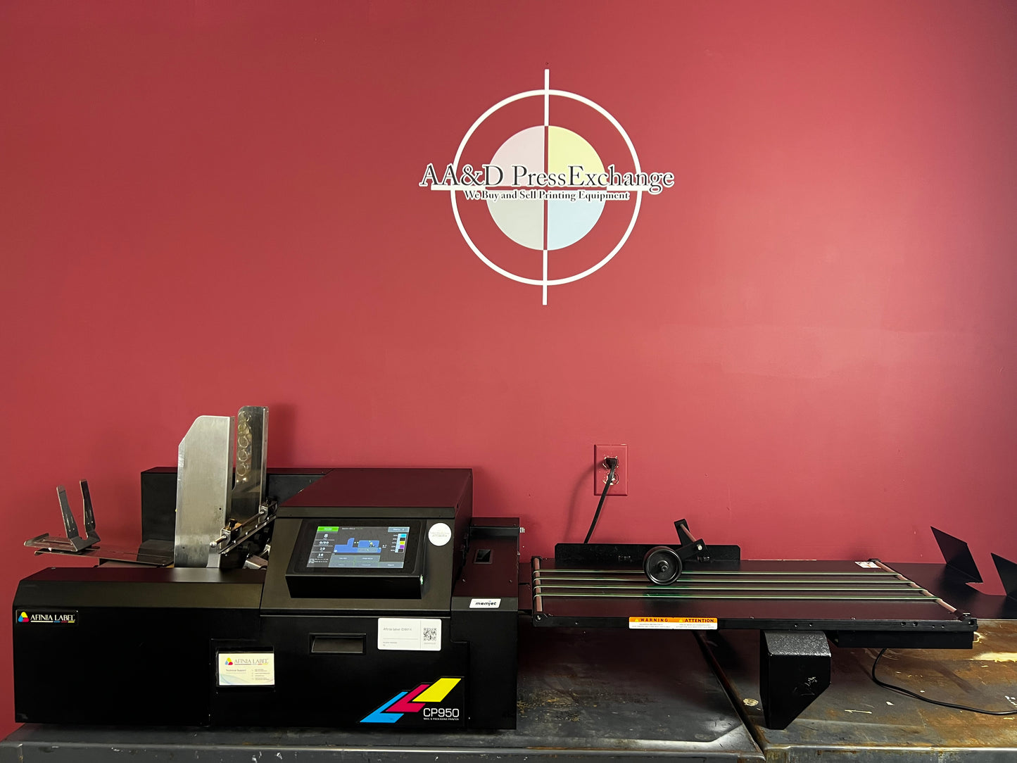 Used Afinia CP950 Commercial Envelope Printer front loading – AA&D PressExchange