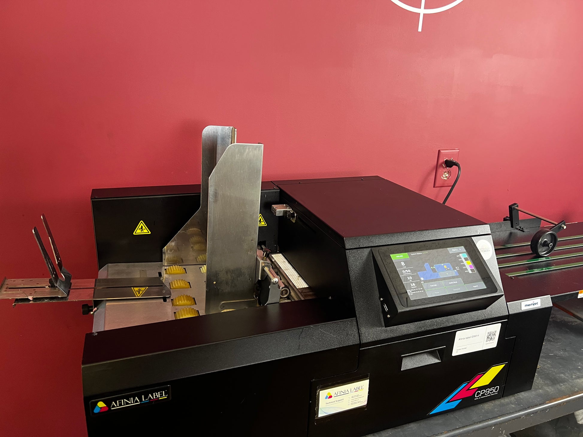 Used Afinia CP950 Packaging Printer angled display – AA&D PressExchange