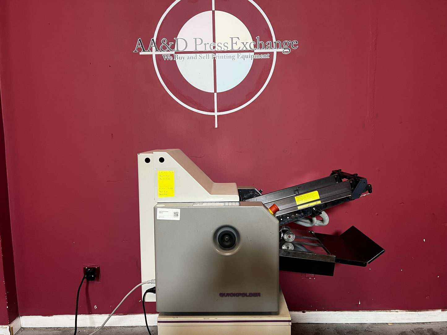 Used Heidelberg T34A Automatic Folder front view – AA&D PressExchange