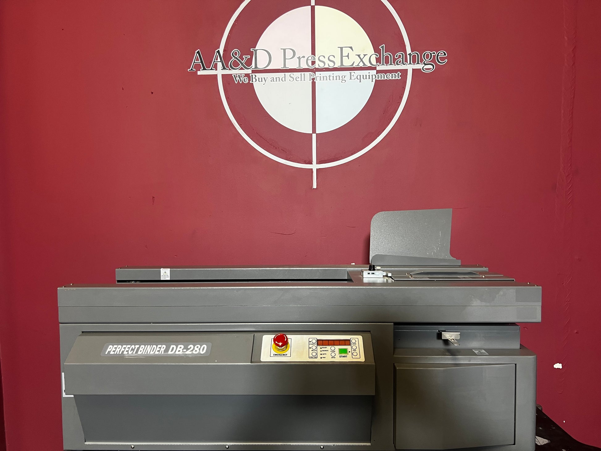 Used Duplo DB-280 automatic perfect binder with user-friendly controls – AA&D PressExchange