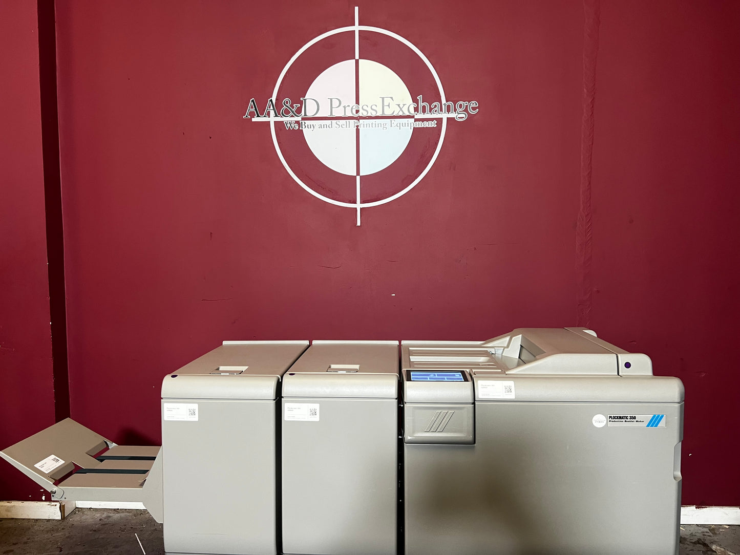 Used Plockmatic 350 90k booklet maker in digital print production environment – AA&D PressExchange