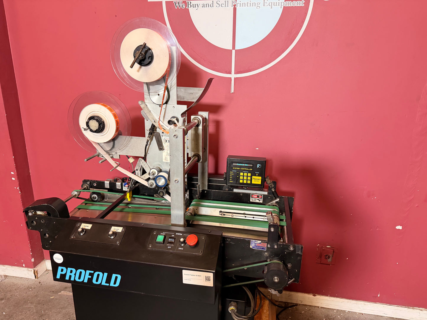Profold tabbing machine for sale mailing automation production unit for fast output
