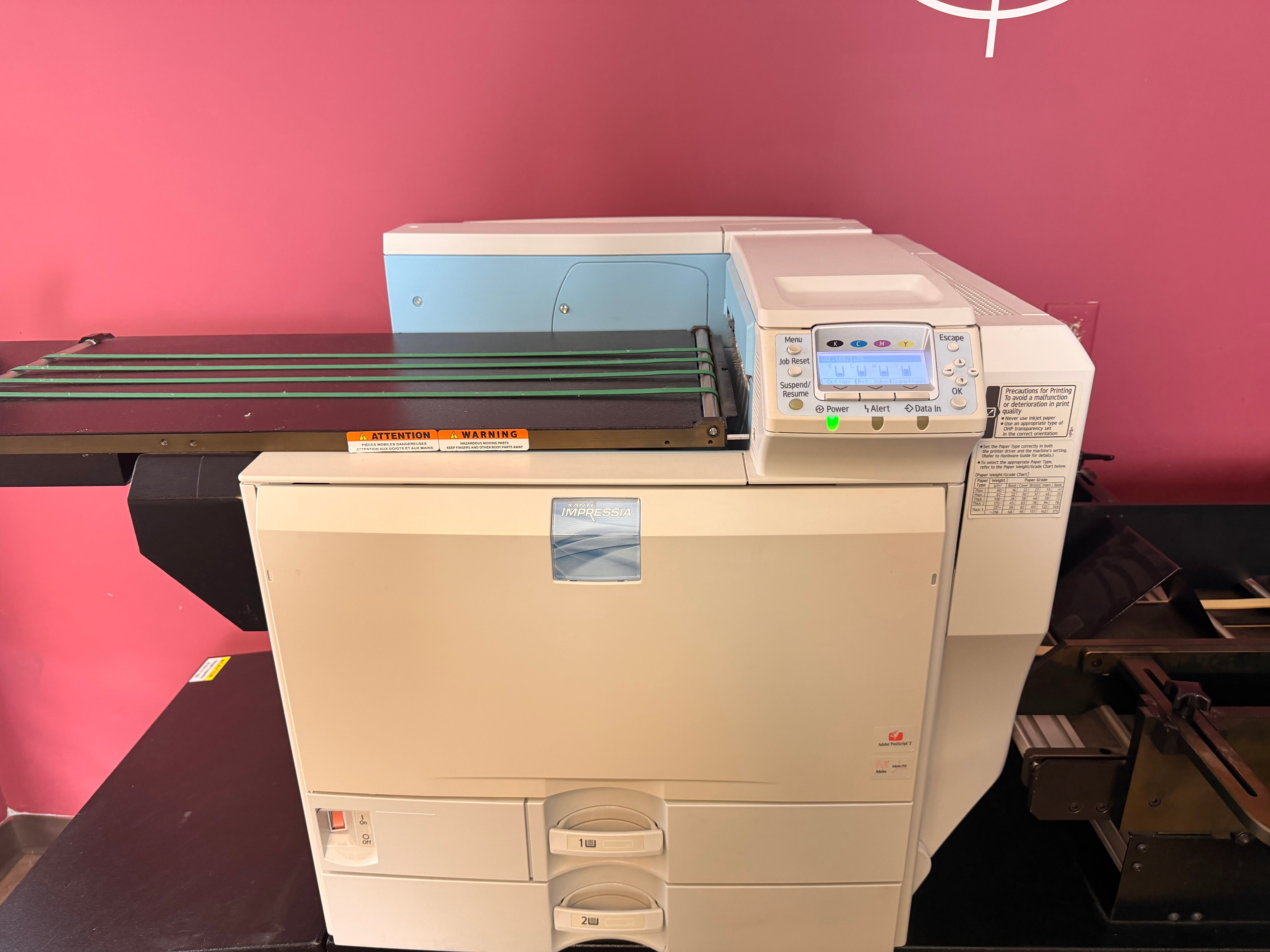 Xante Impressia 207 Envelope Printer For Sale - 500 k Meter – AA&D