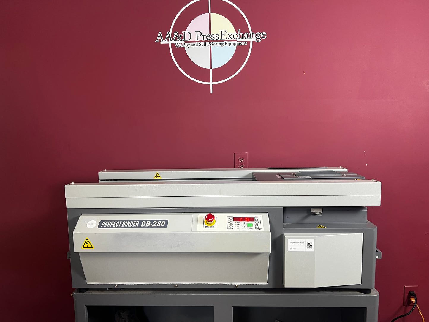 Used Duplo DB-280 professional binder for manuals and catalogs – AA&D PressExchange