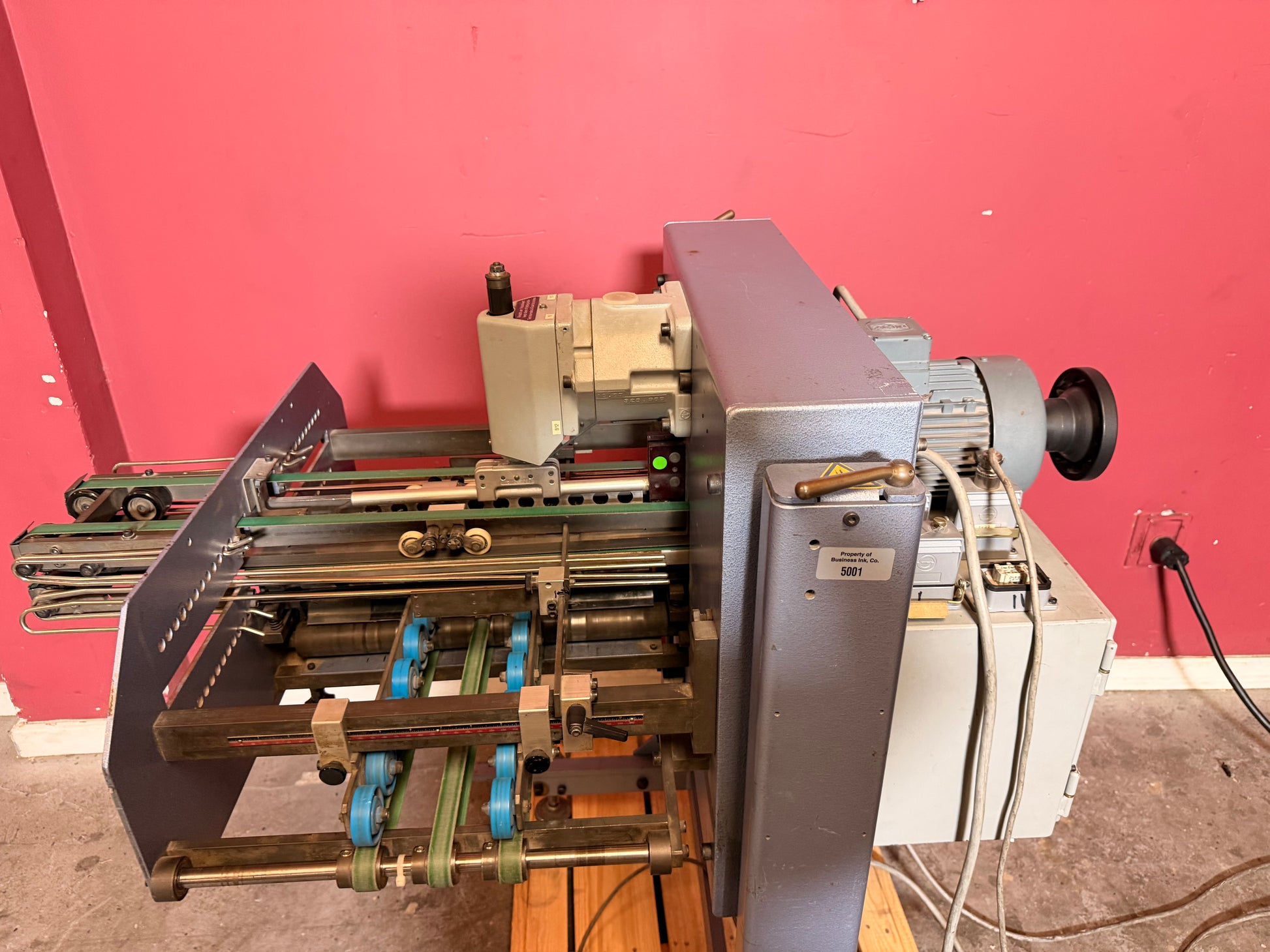 Used Heidelberg Stahlfolder knife folder format 35 x 50 post press finishing equipment