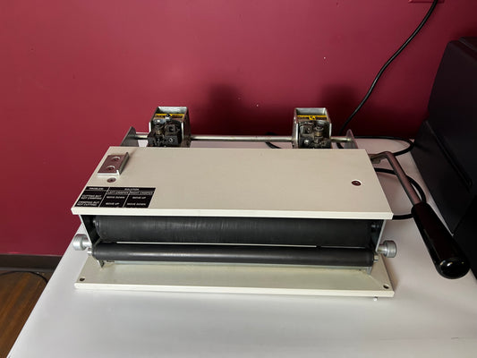 Used GBC CI-12 electric color coil inserter and crimper front view | AA&D PressExchange