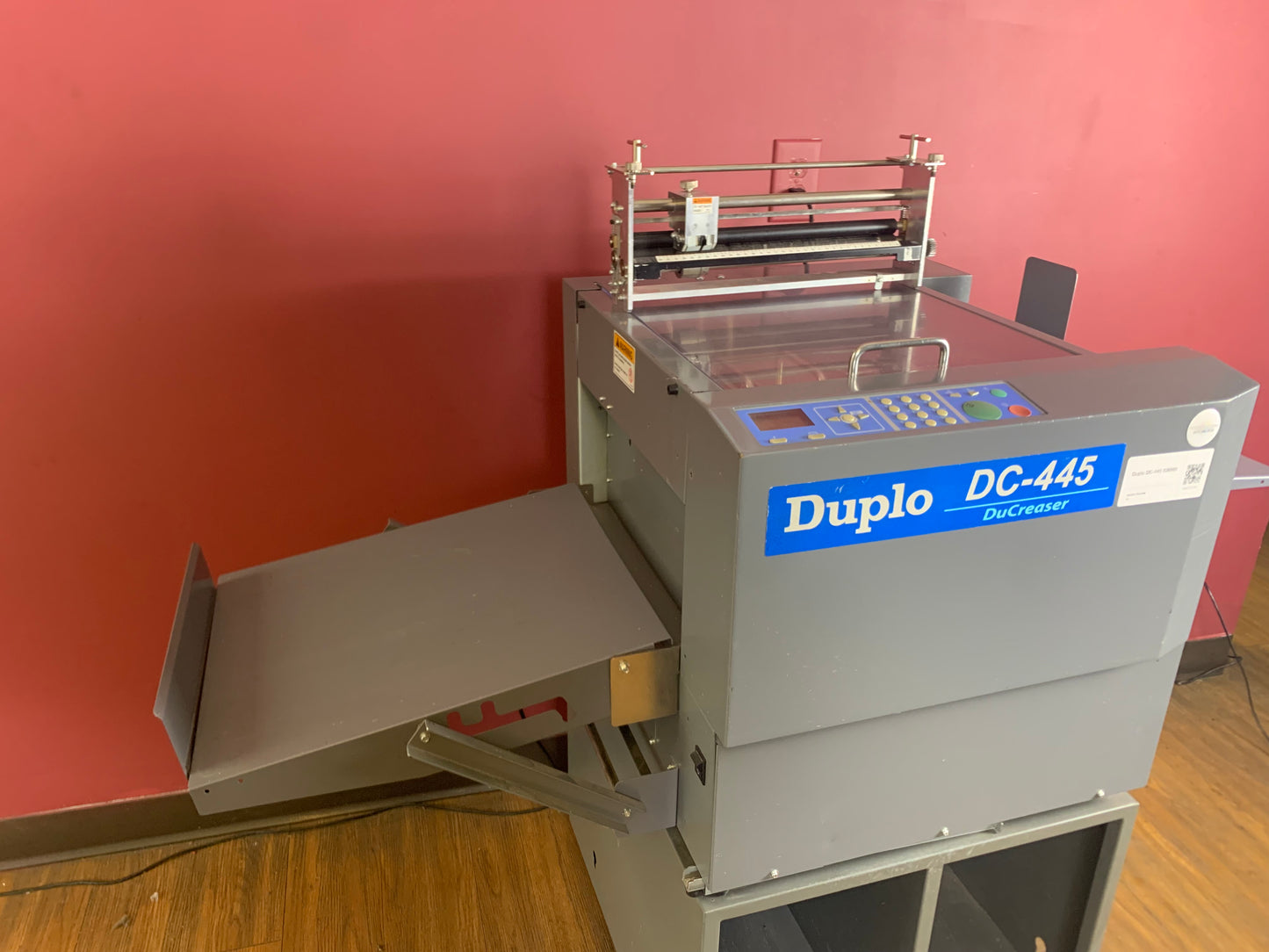 Used Duplo DC-445 DuCreaser creasing machine for short-run digital printing – AA&D PressExchange
