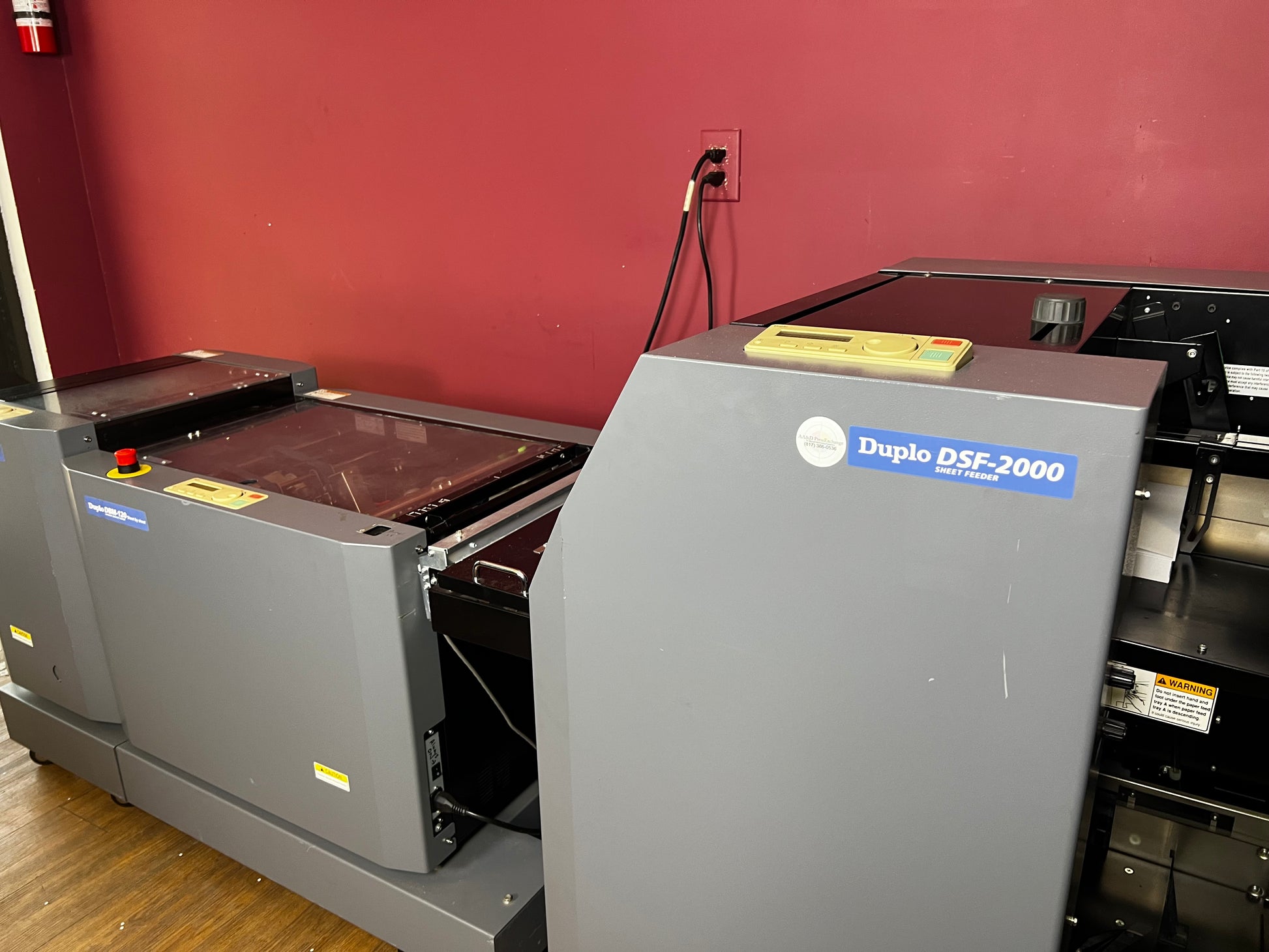 Used Duplo DBM-120 booklet maker finishing system – AA&D PressExchange
