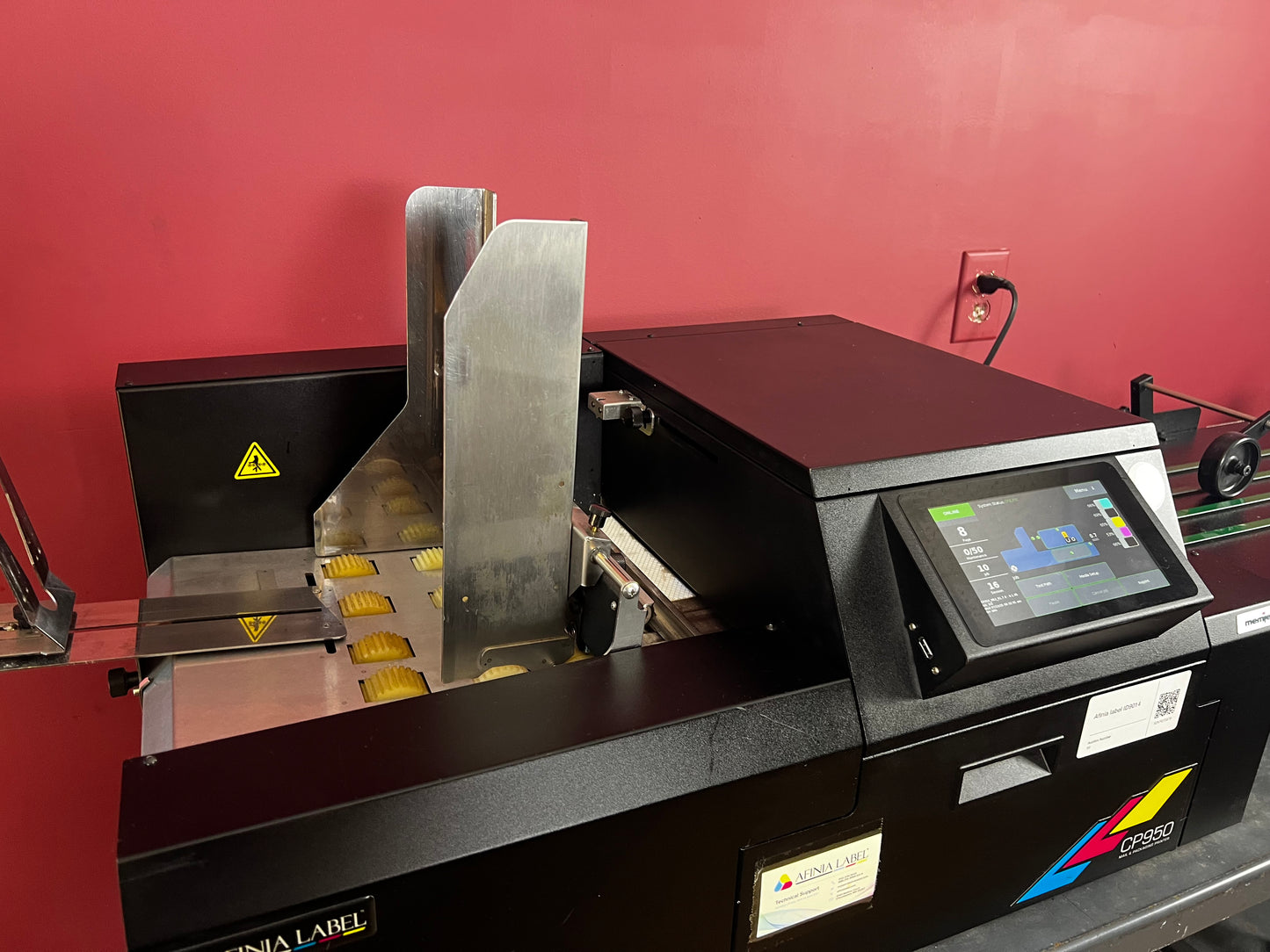 Used Afinia CP950 Printer close-up of printhead system – AA&D PressExchange
