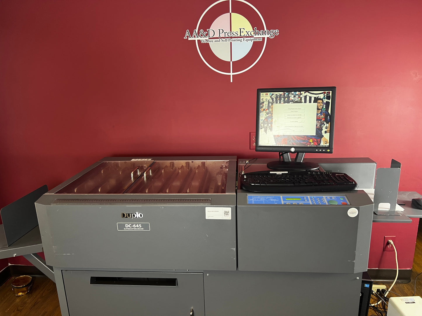 Used Duplo DC-645 automatic finishing solution with paper feed – AA&D PressExchange