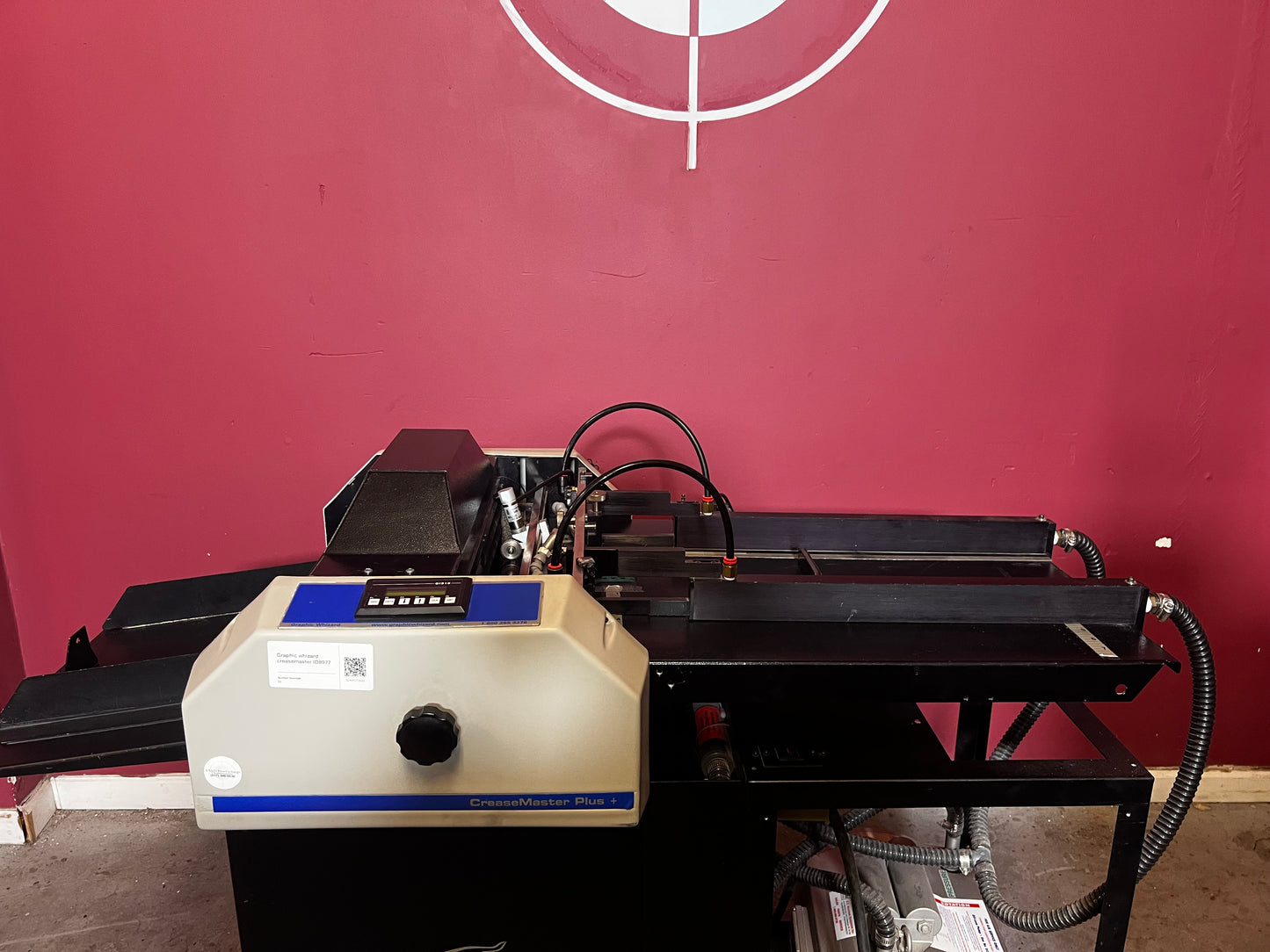 Used Graphic Whizard Creasemaster Plus mid-volume creasing machine – AA&D PressExchange