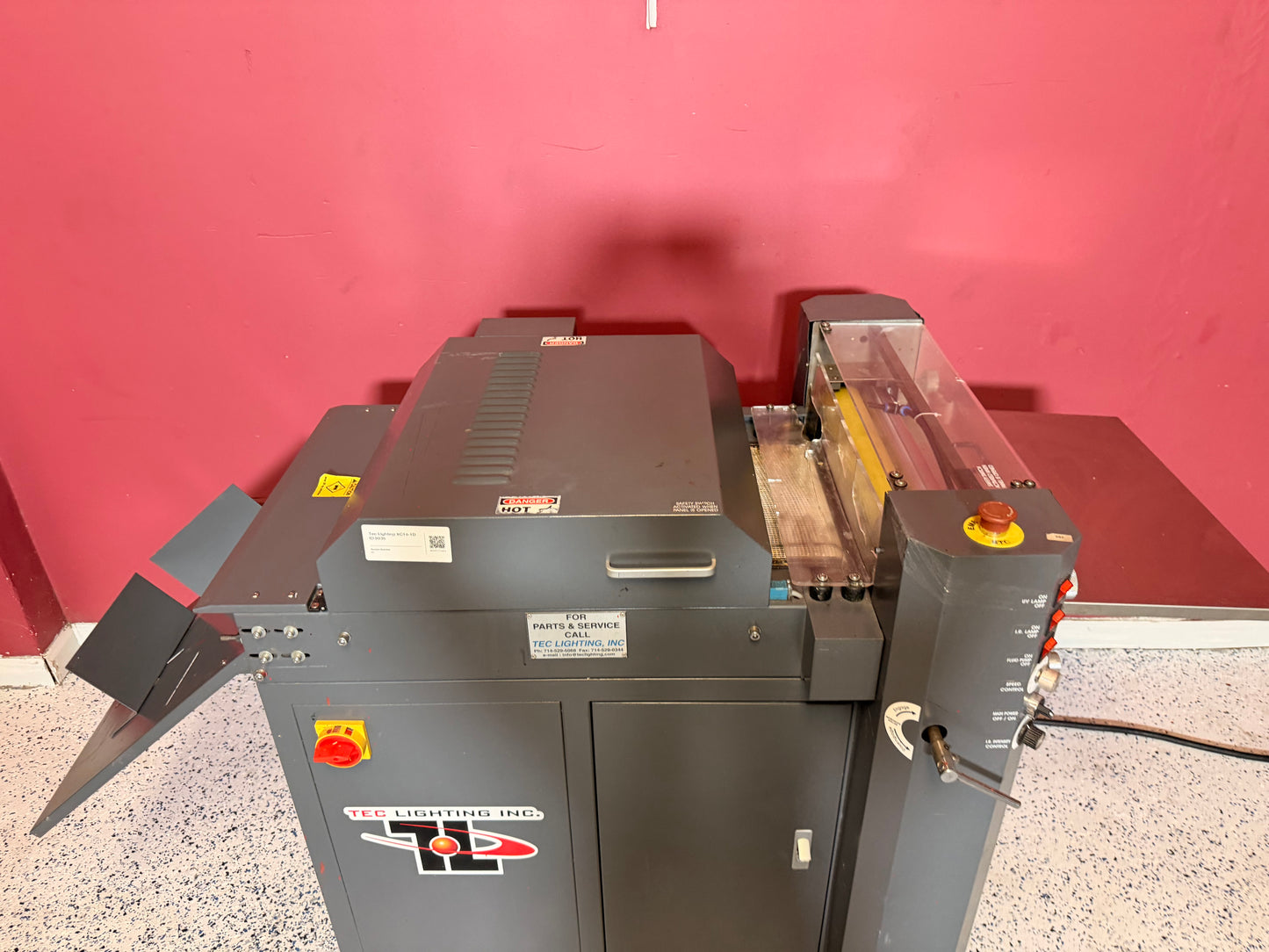 Tec Lighting XC14 UV Coater