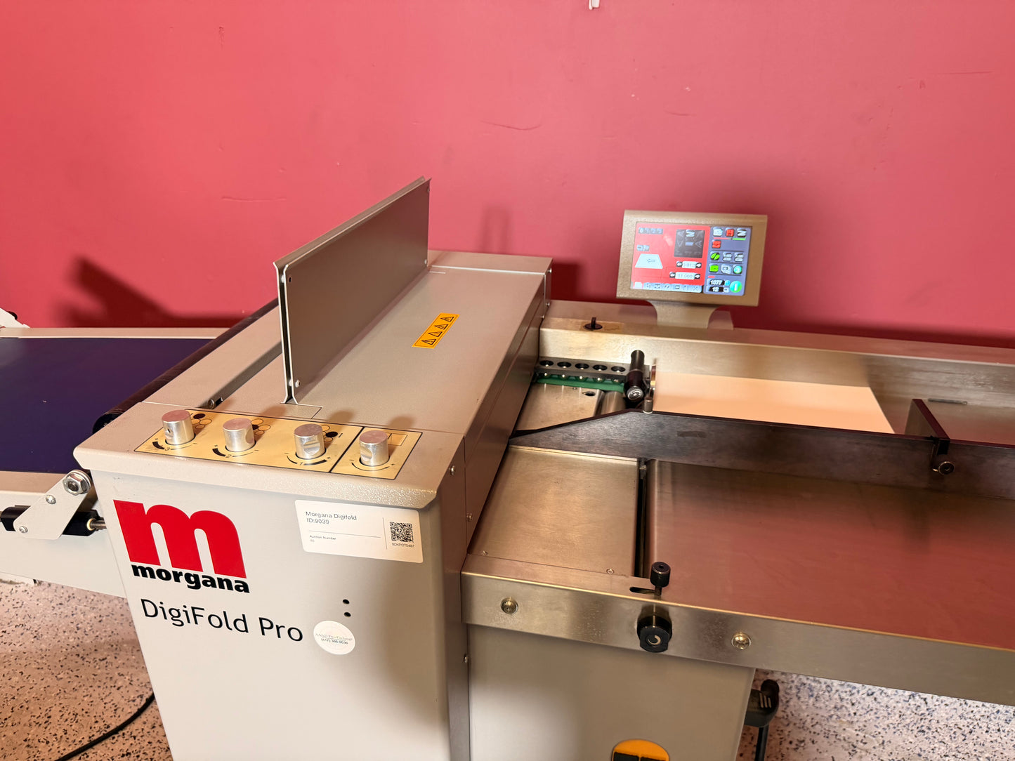 Morgana Digifold Pro Folding/Creasing Machine
