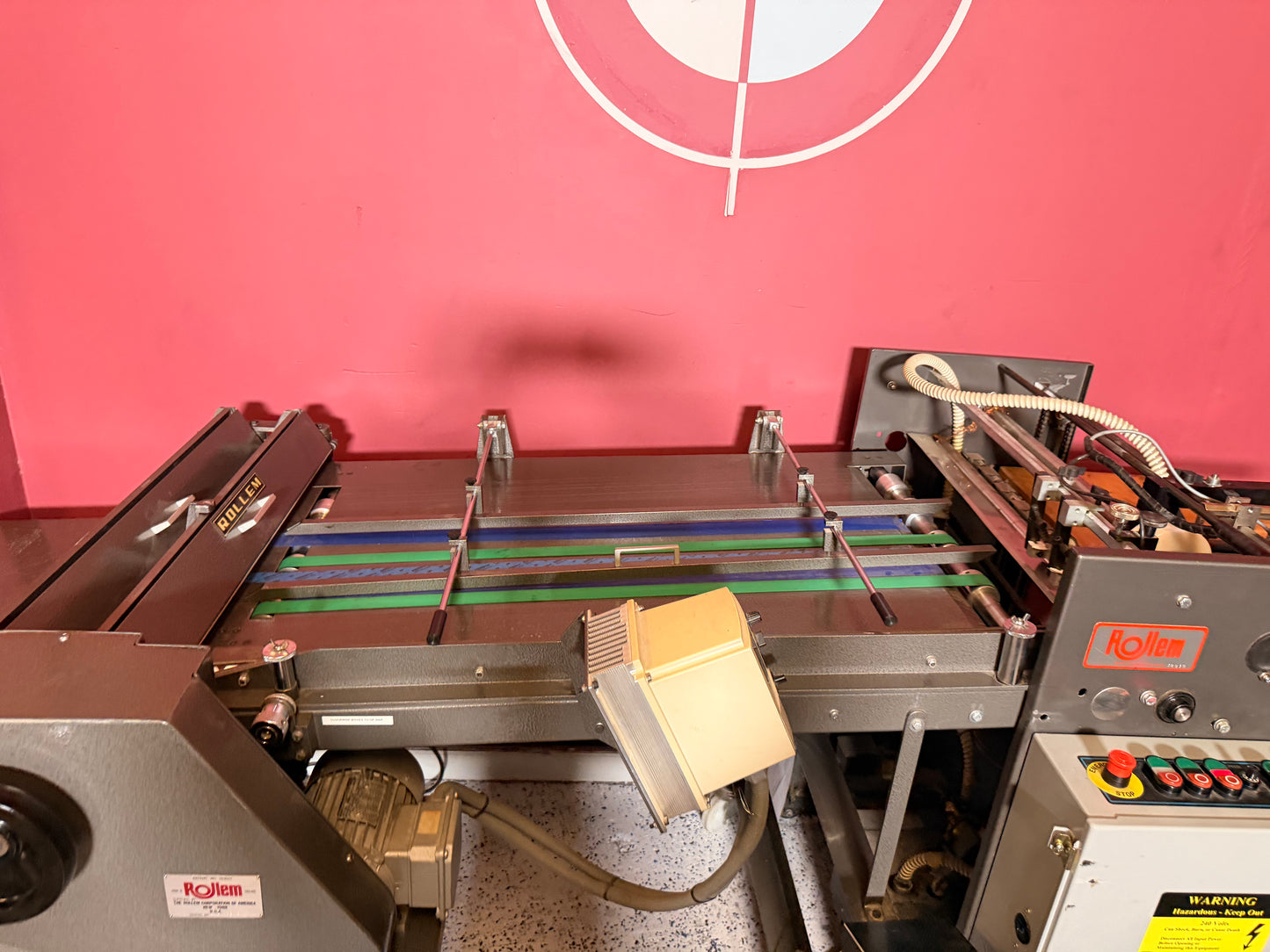30” Wide Rollem TR perforator/scoring/Slit/Pile Feeder