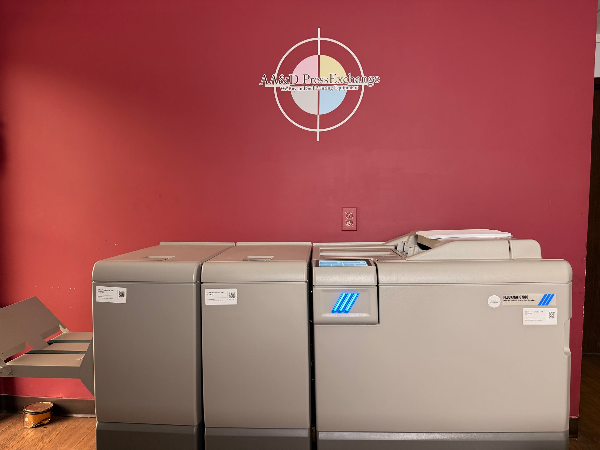 Plockmatic 500 Production Booklet Maker for sale for print shops and in-plant printing
