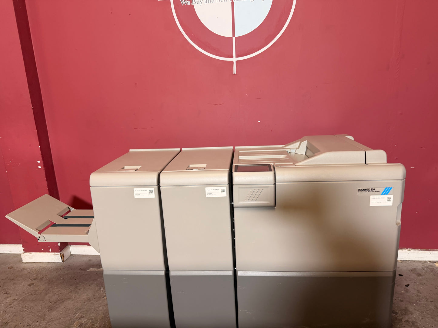 12k Meter Warranty! Plockmatic 350 Stitch/Fold/Square Back/Trim !Video!