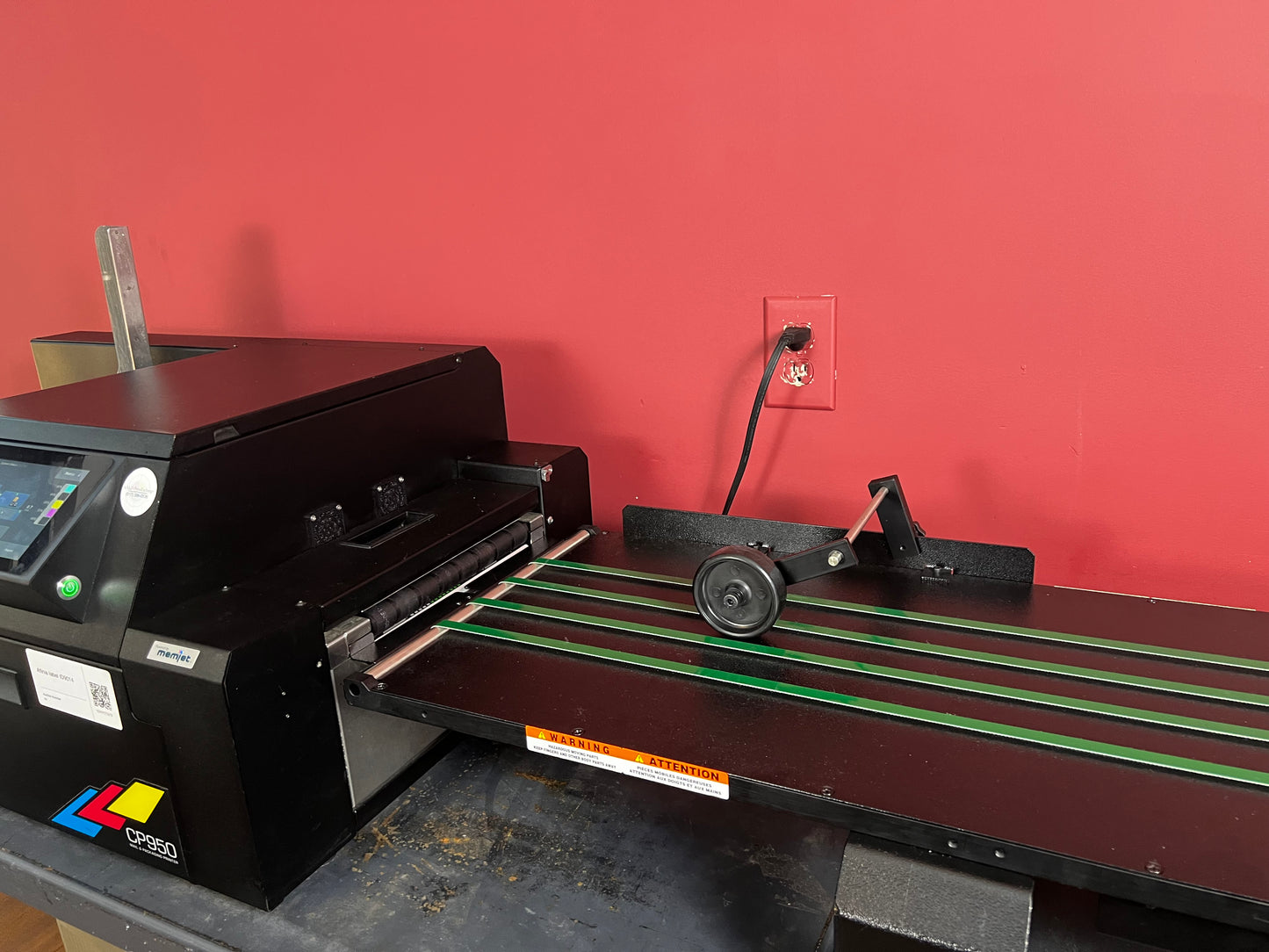 Used Afinia CP950 High-Speed Printer close-up view – AA&D PressExchange
