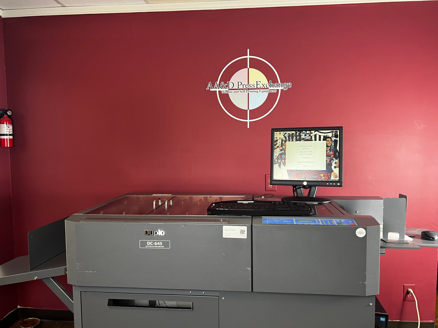 Used Duplo DC-645 heavy-duty slitter cutter creaser – AA&D PressExchange