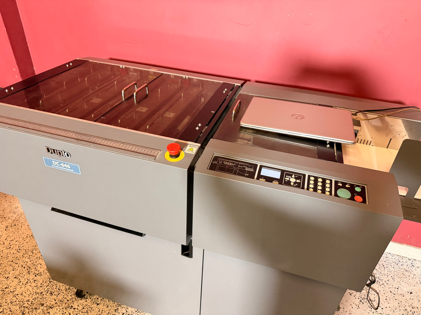 Duplo DC-646 Slitter/Cutter/Creaser with Software