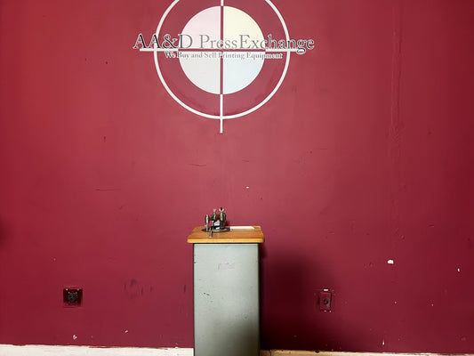  Used Lassco CR-50 floor-standing corner rounding machine by AA&D PressExchange front view