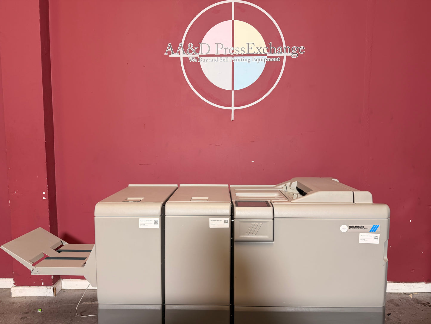 12k Meter Warranty! Plockmatic 350 Stitch/Fold/Square Back/Trim !Video!