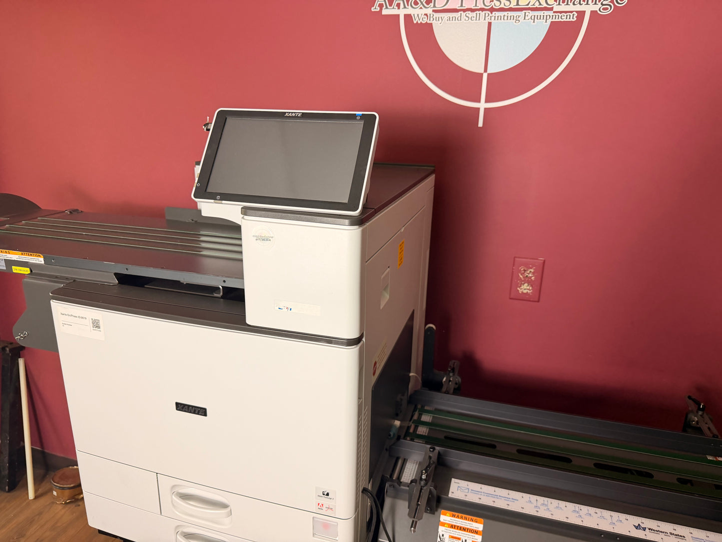 Used Xante En Press Envelope Printer Low meter 3K media handling for envelopes and cardstock
