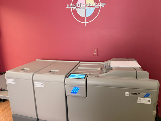 Used Low Meter 17K Plockmatic 500 Production Booklet Maker with warranty