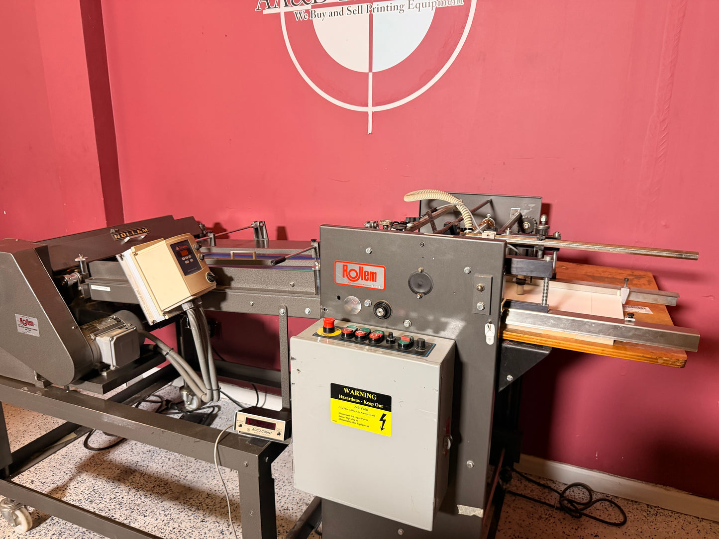 30” Wide Rollem TR perforator/scoring/Slit/Pile Feeder