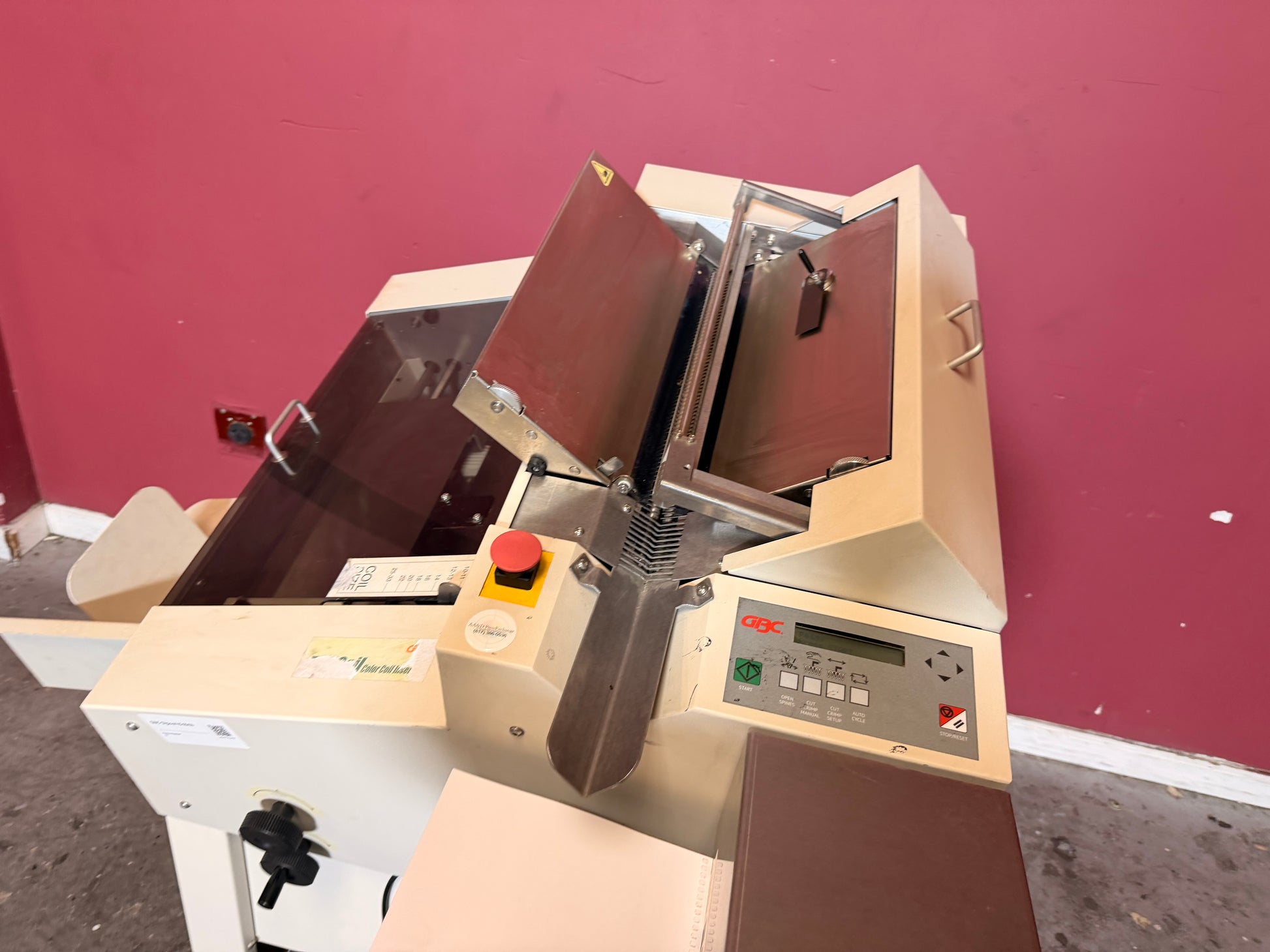 Used GBC DigiCoil high-volume coil inserter in operational layout – AA&D PressExchange