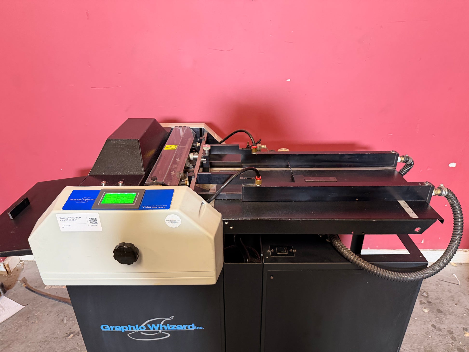 Used Graphic Whizard CreaseMaster Plus printing industry finishing machine – AA&D PressExchange