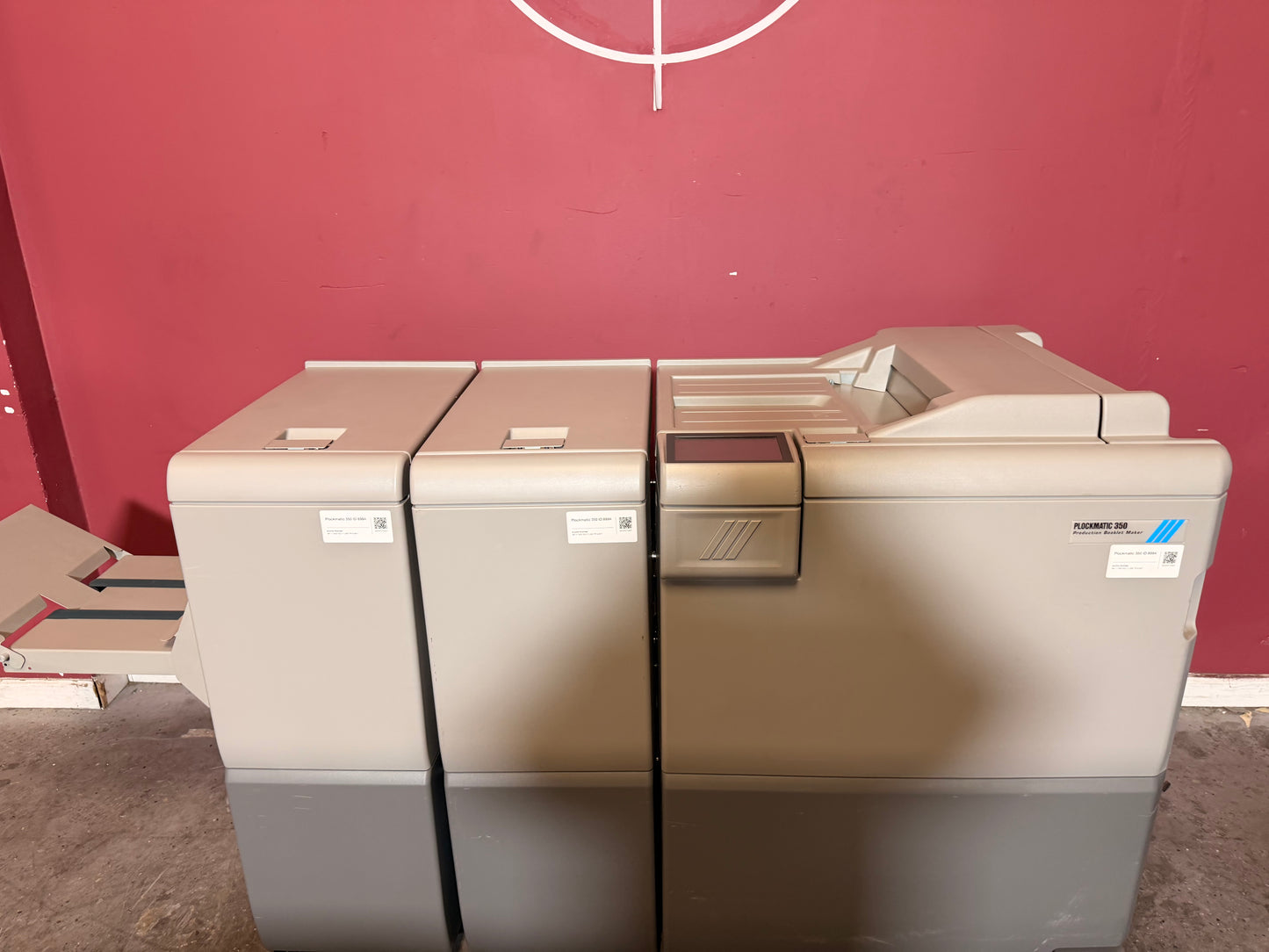 12k Meter Warranty! Plockmatic 350 Stitch/Fold/Square Back/Trim !Video!