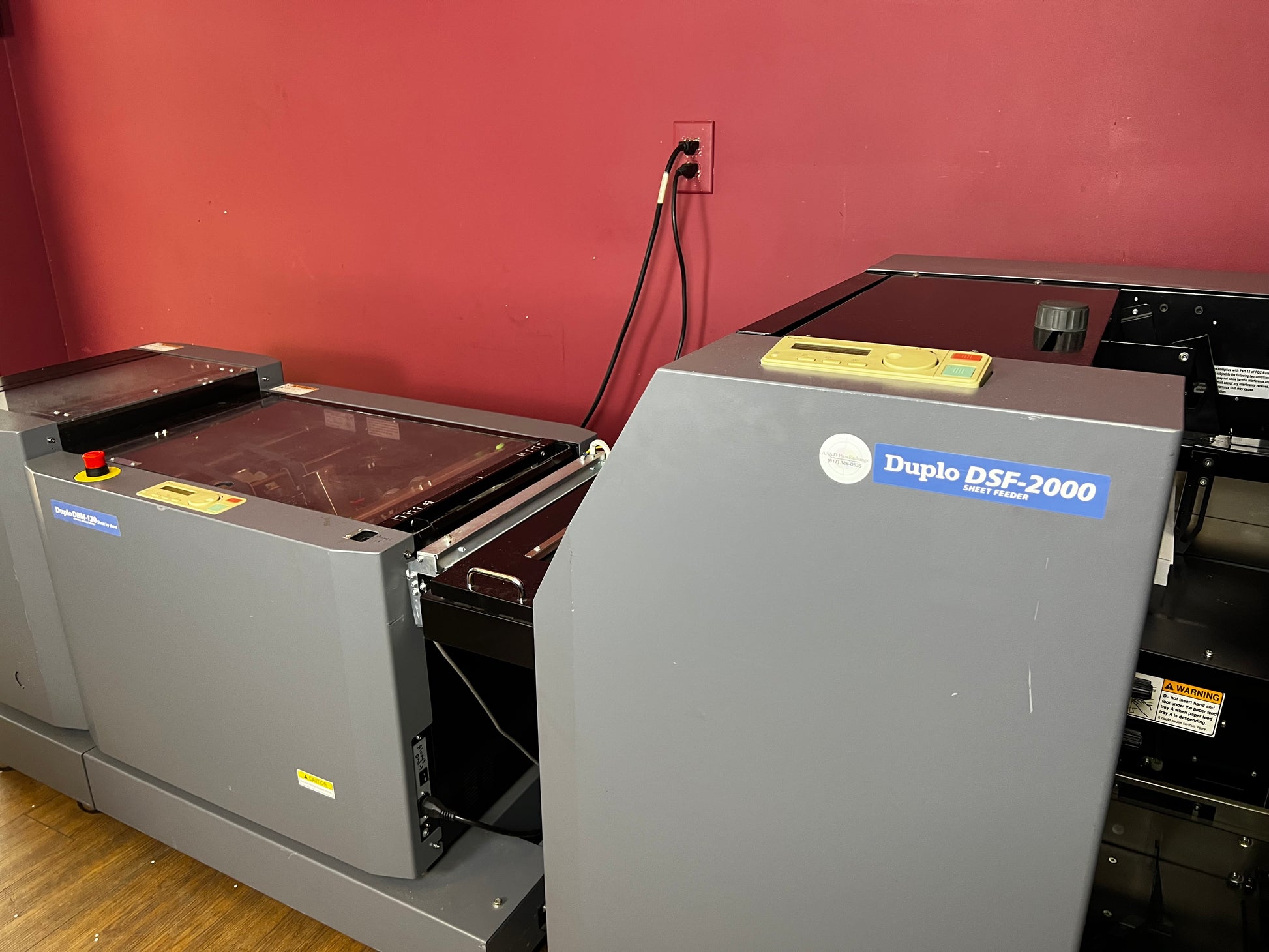 Used Duplo DBM-2000 booklet maker and trimmer combo – AA&D PressExchange