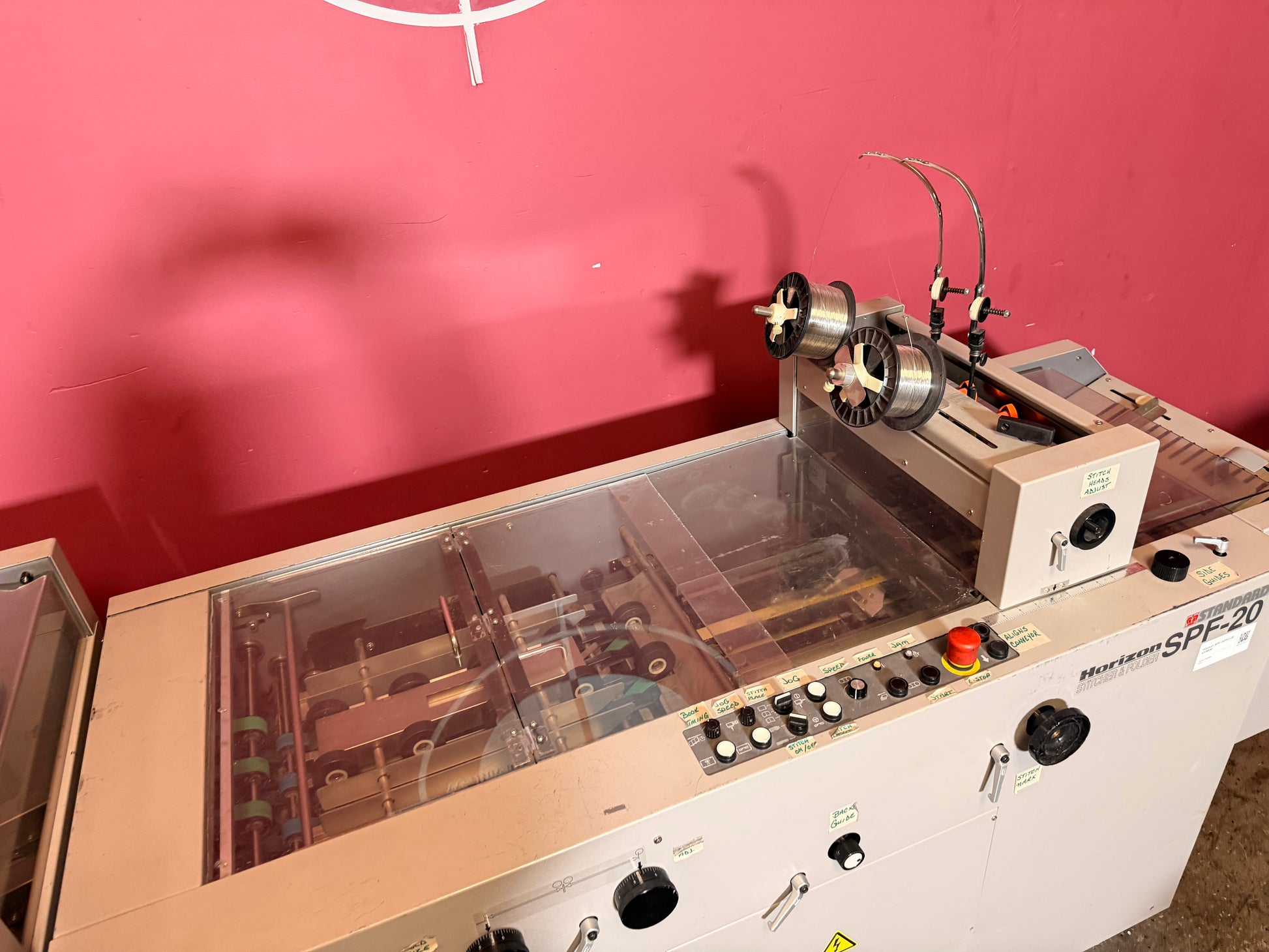 Used Horizon booklet production machine professional print finishing