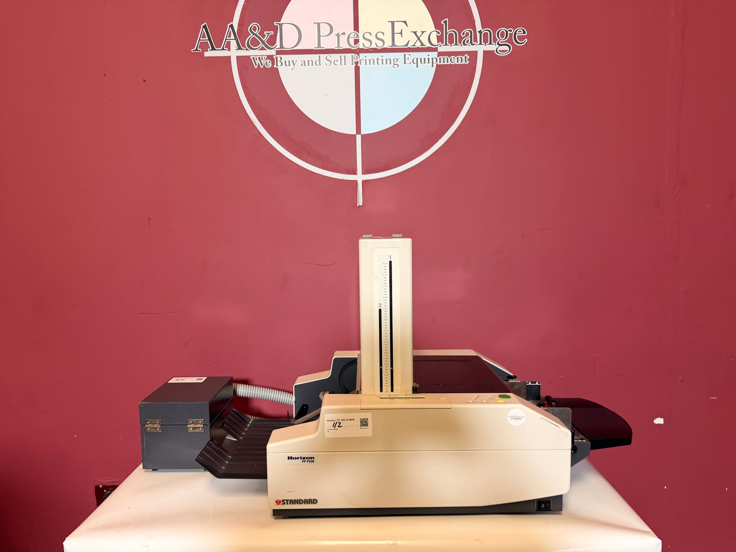 Used Horizon PF-P330 high-speed paper folder folding up to 14,000 sheets/hour – AA&D PressExchange