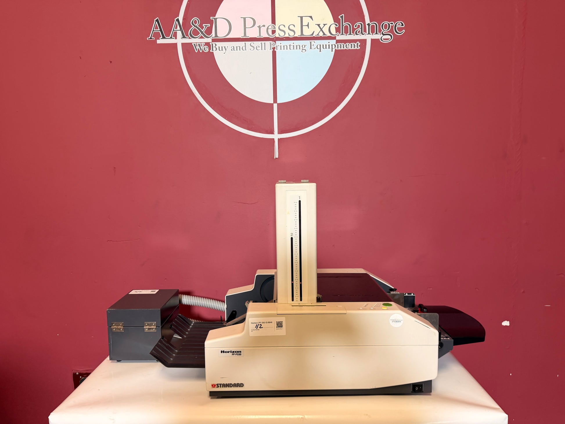 Used Horizon PF-P330 high-speed paper folder folding up to 14,000 sheets/hour – AA&D PressExchange