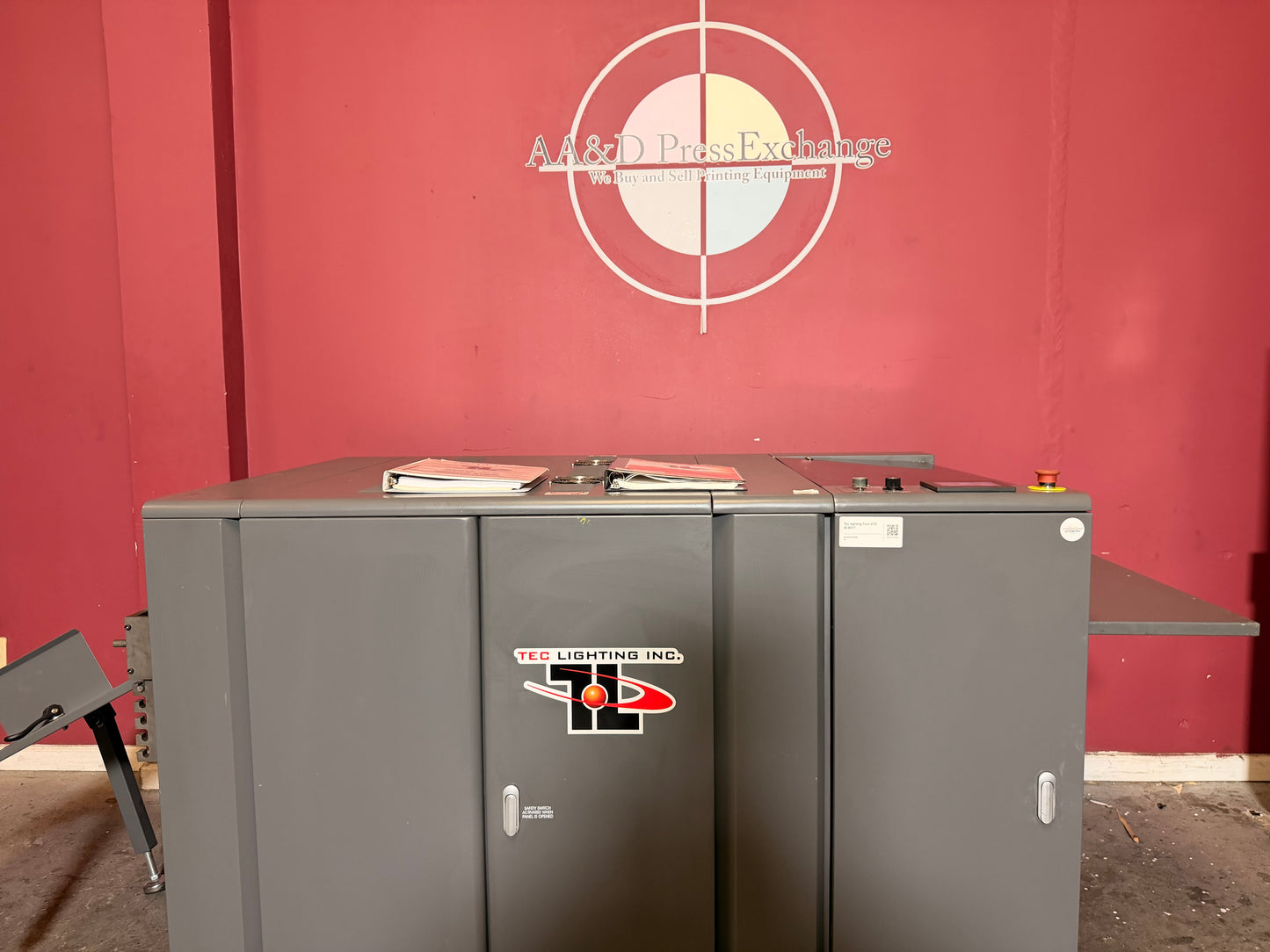 Used Tec Lighting Truv-21D UV Coater control system for fast coating setup