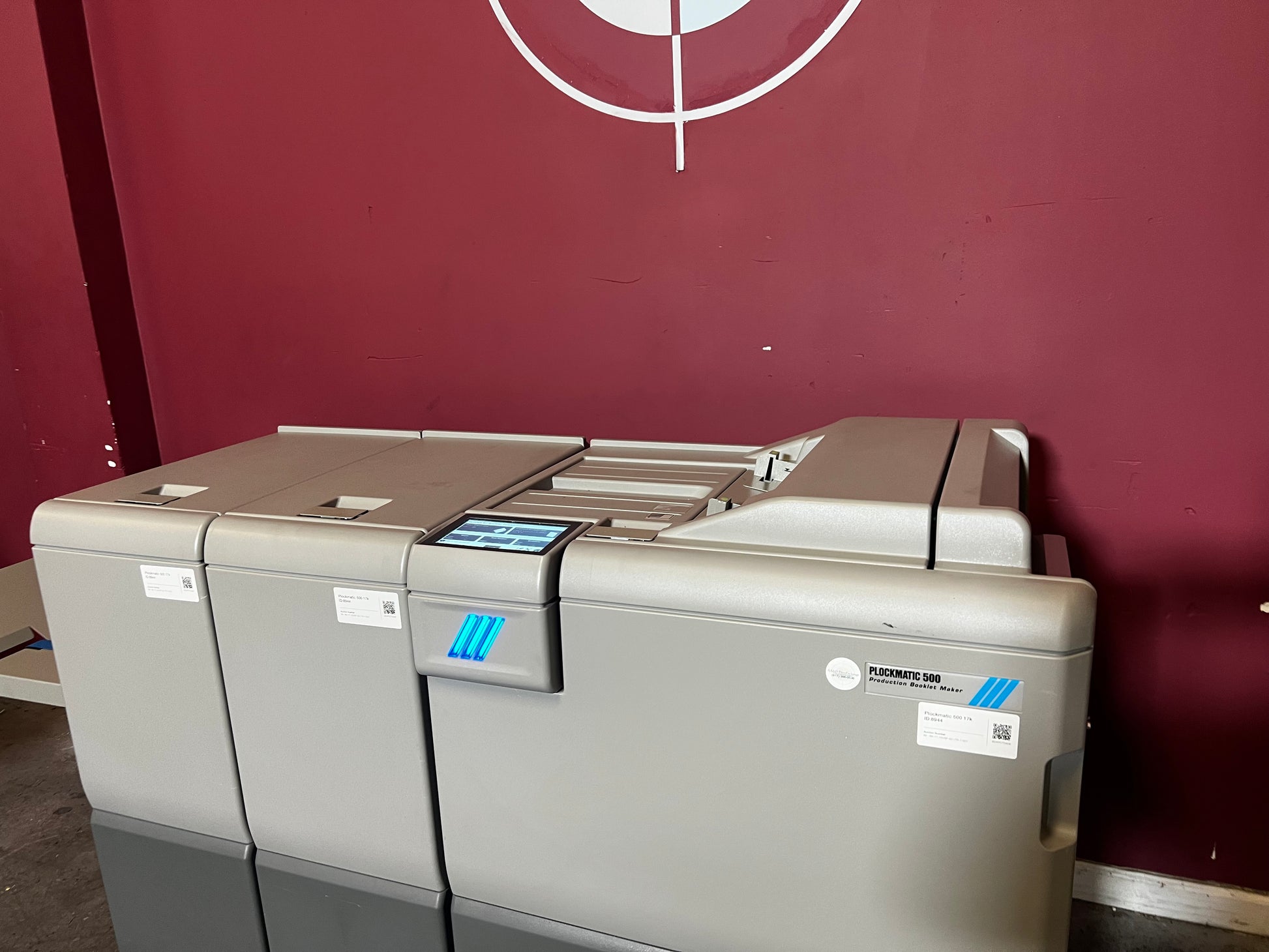 Used Plockmatic 500 Booklet Maker Stitching and Folding Area – AA&D PressExchange