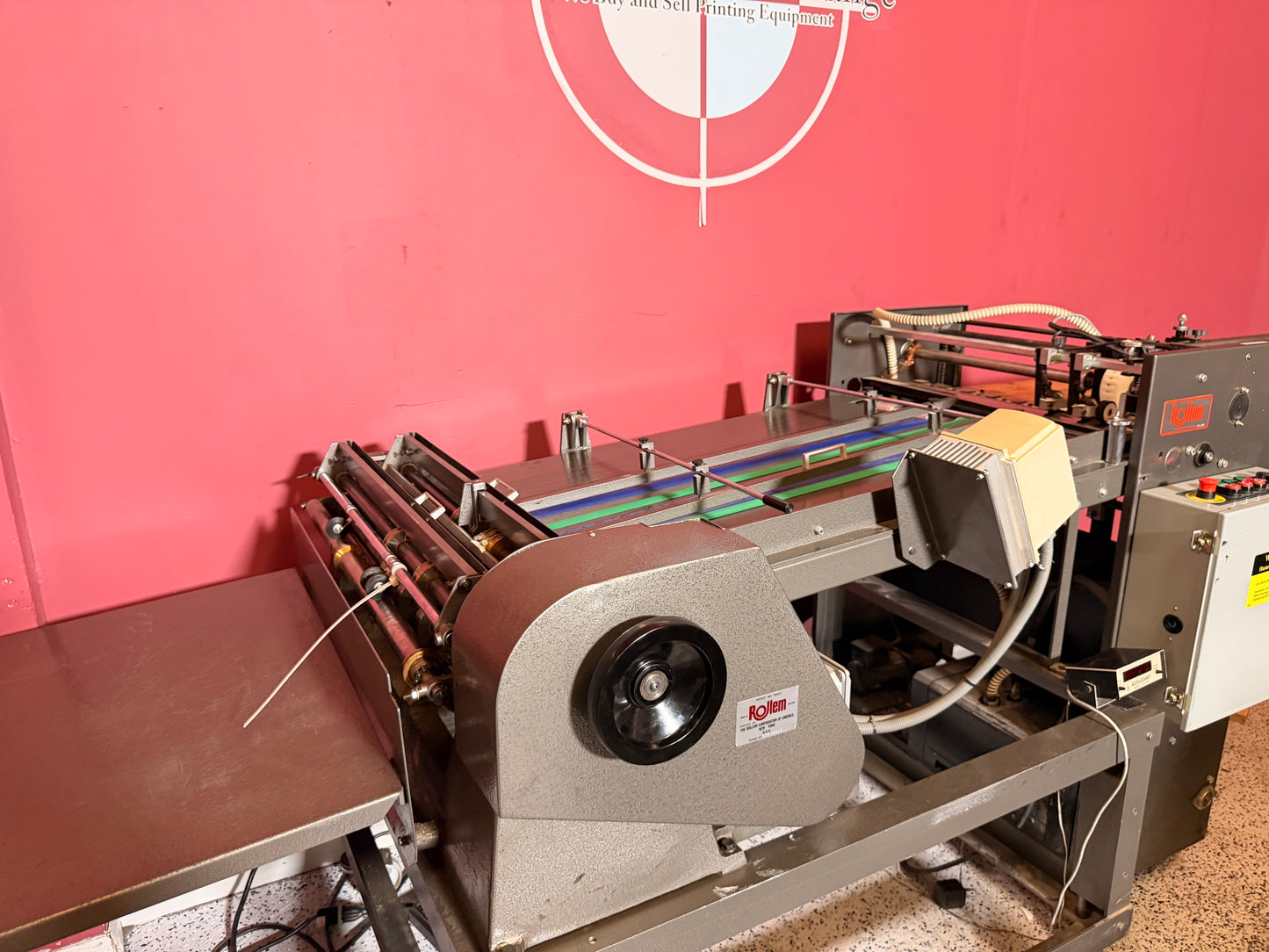 30” Wide Rollem TR perforator/scoring/Slit/Pile Feeder