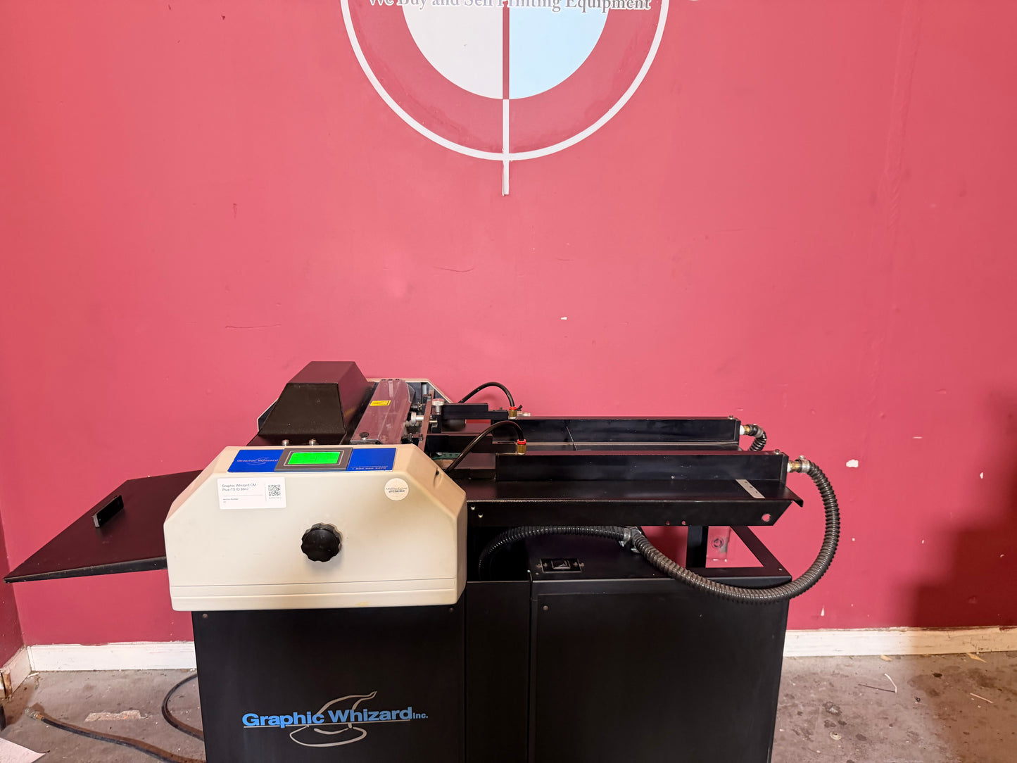Used Graphic Whizard CreaseMaster Plus programmable creasing system with touchscreen – AA&D PressExchange