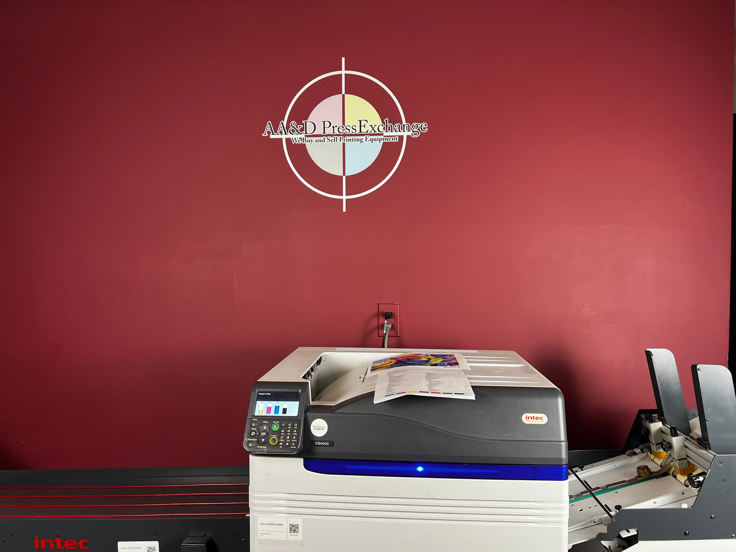 Low Meter 100k Intec CS4000 Envelope Printer
