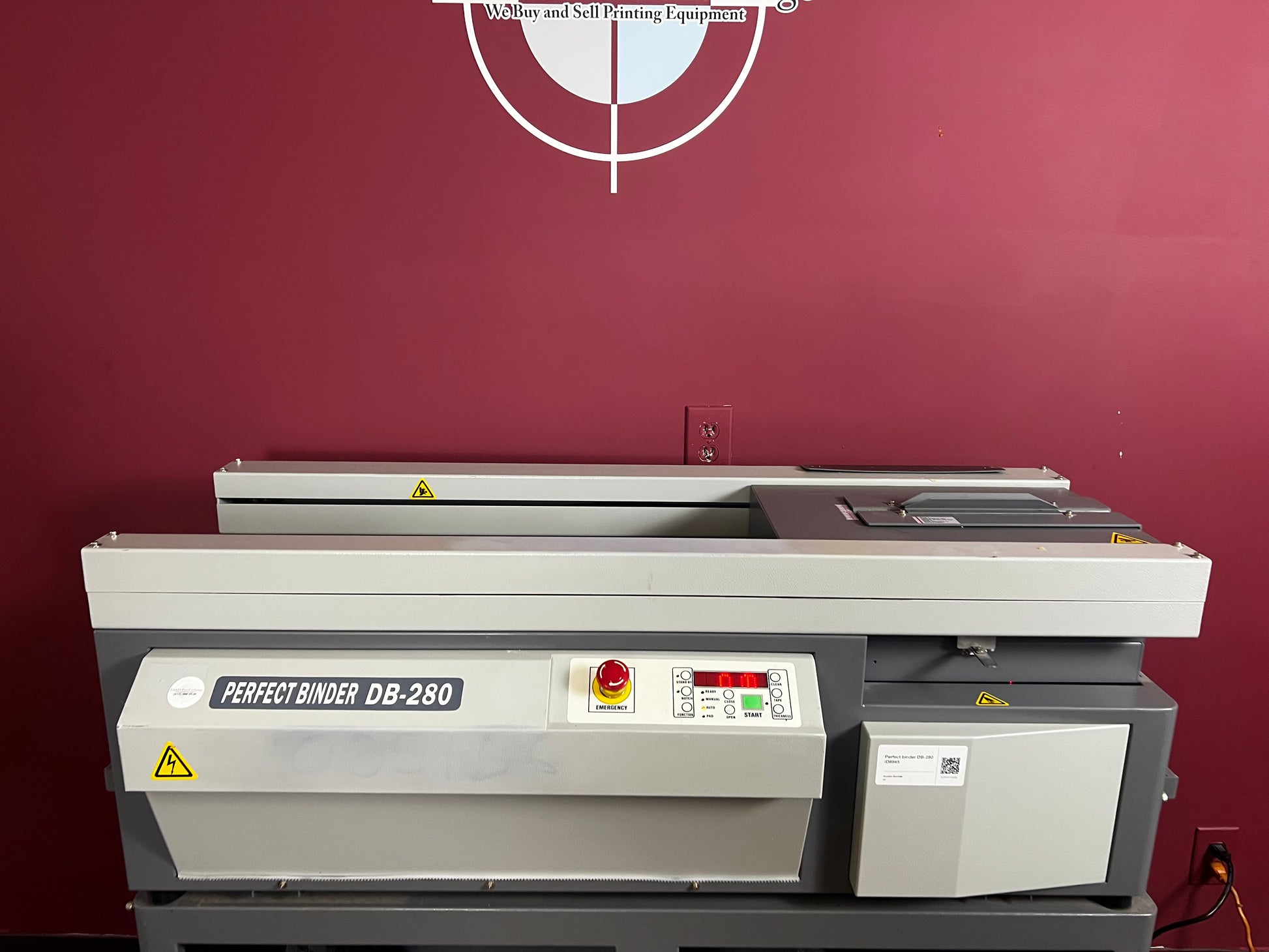 Used Duplo DB-280 perfect binder with user-friendly interface – AA&D PressExchange