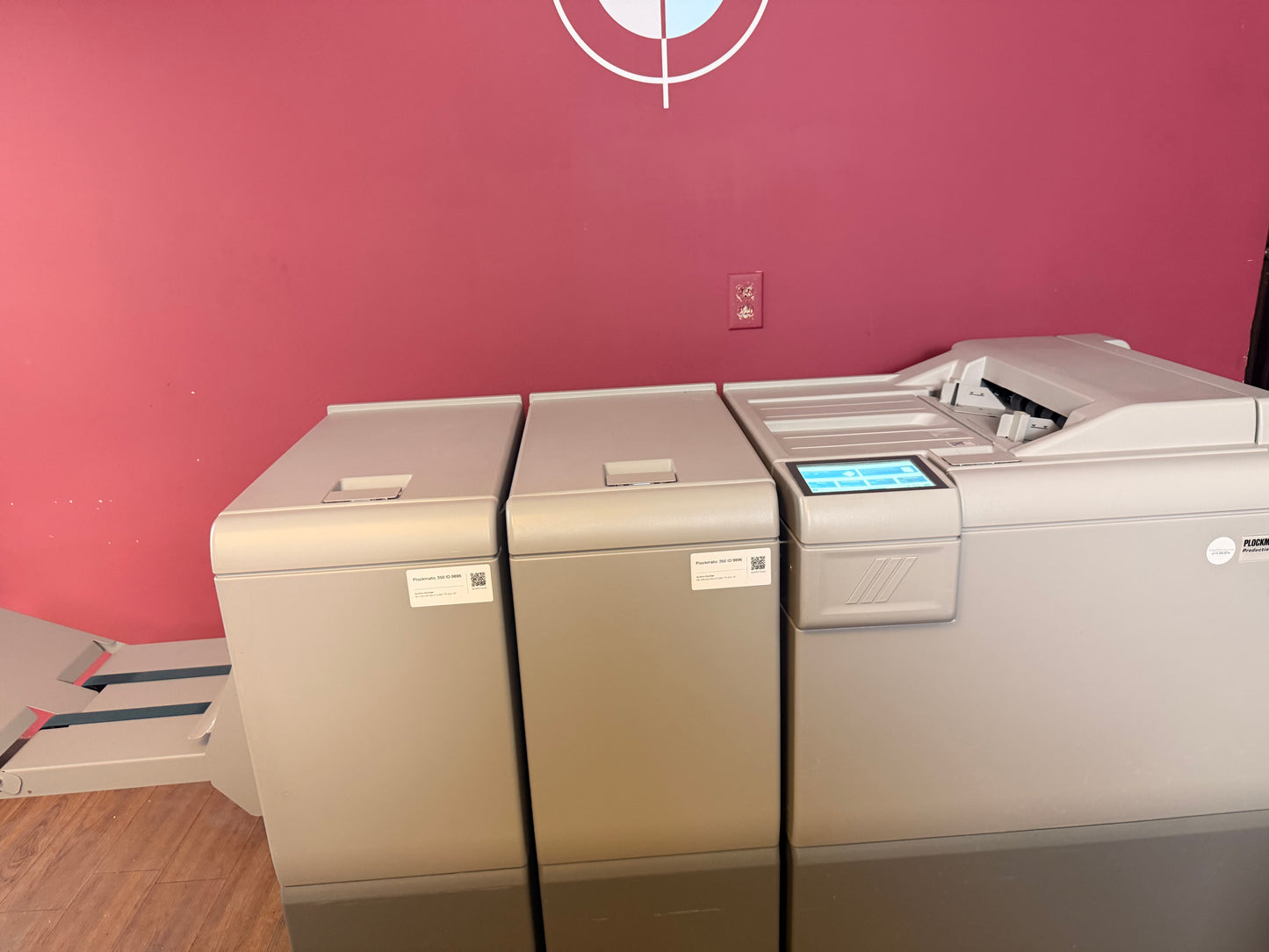 340k Meter Warranty! Plockmatic 350 Stitch/Fold/Square Back/Trim !Video!