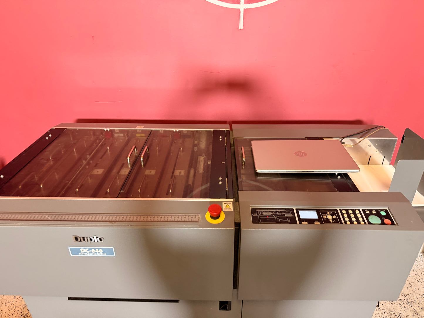 Duplo DC-646 Slitter/Cutter/Creaser with Software