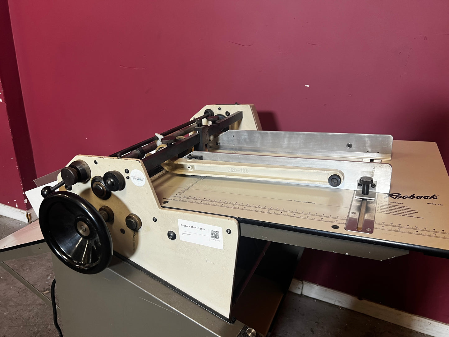 Rosback 220A Perf/Slit/Score